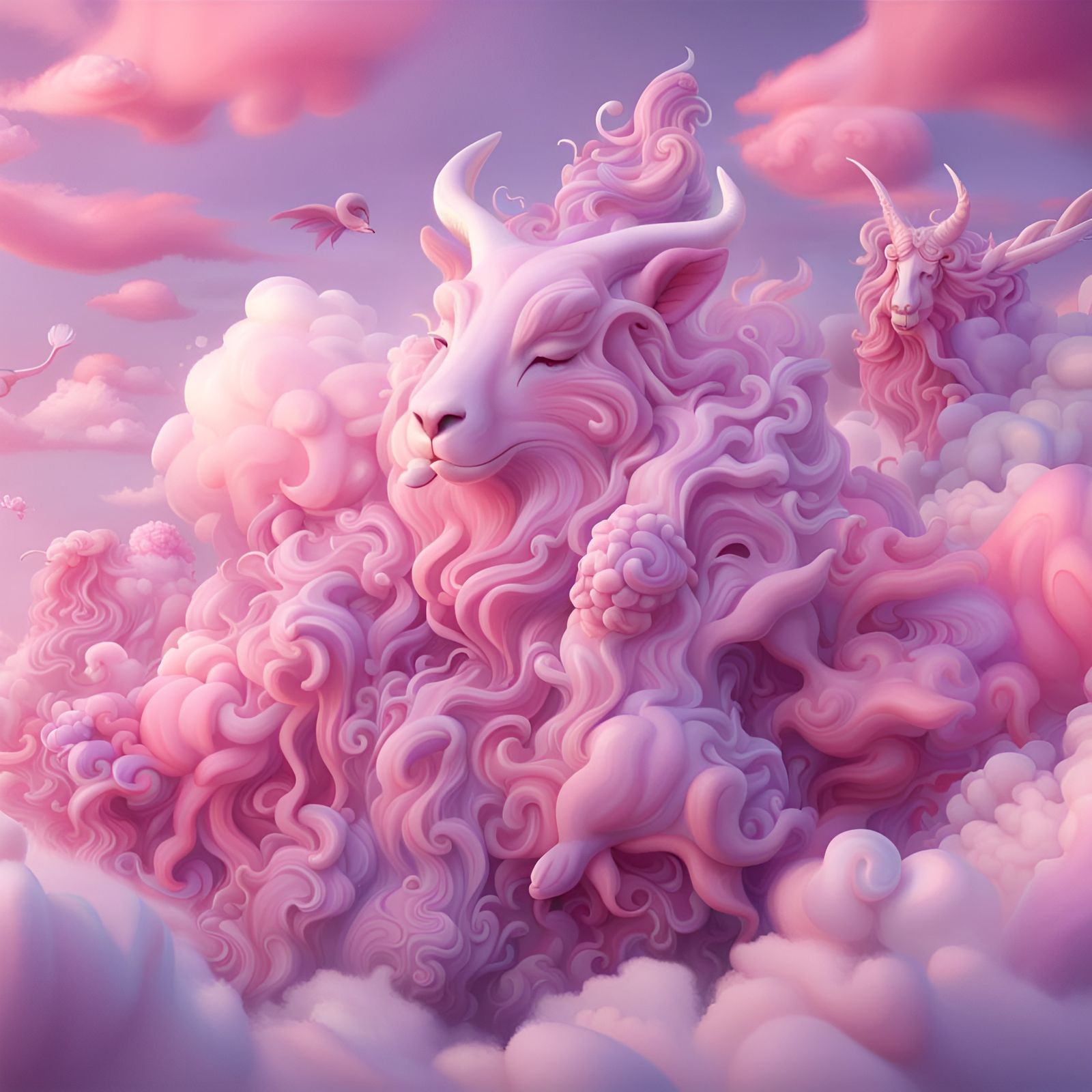 «Look, mom! That cloud looks like an animal!»  by @Morrigan