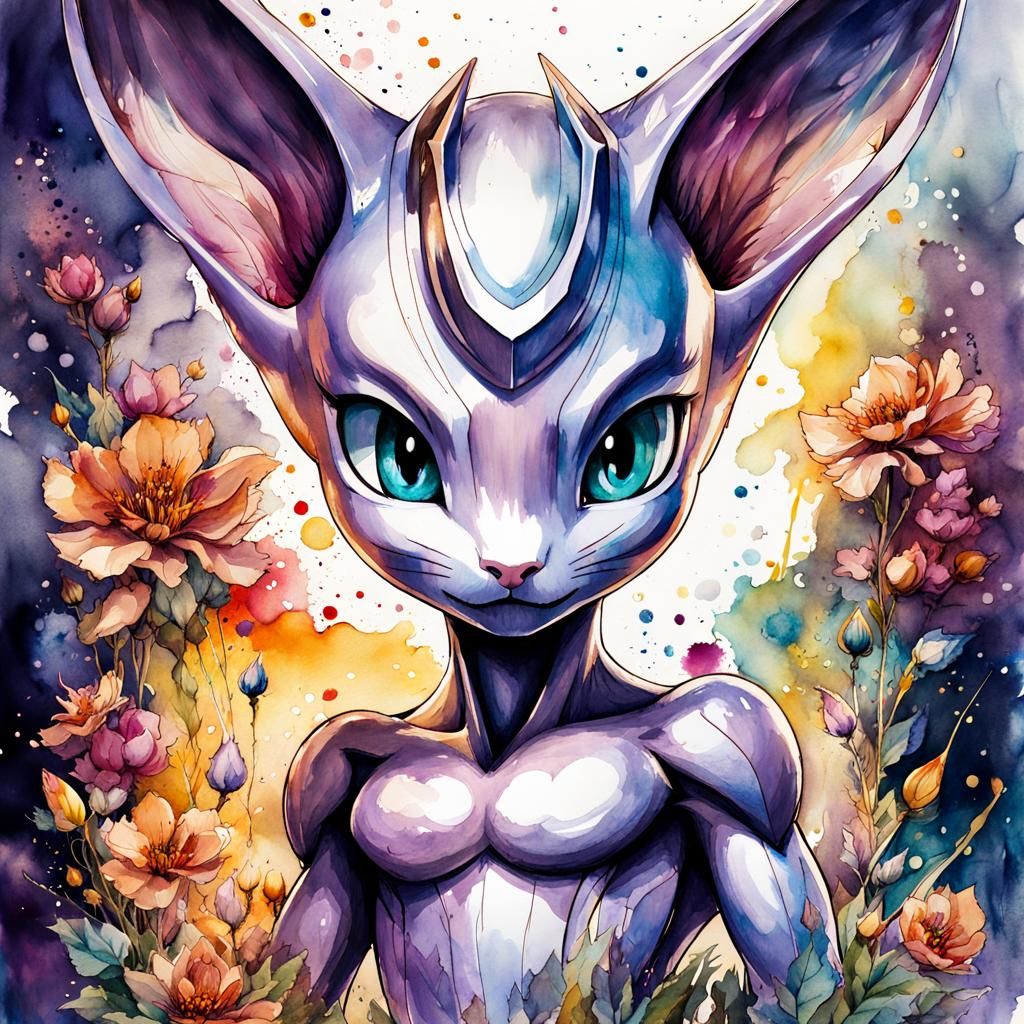 Mewtwo - AI Generated Artwork - NightCafe Creator