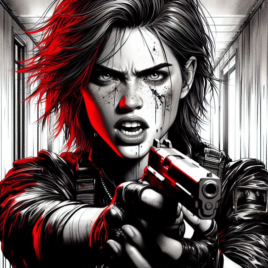 Black and red threat