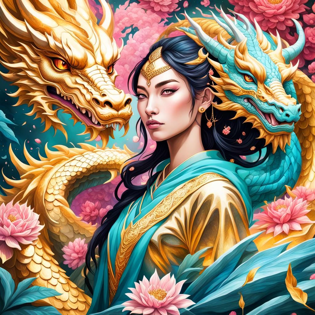 The Dragon Lady - AI Generated Artwork - NightCafe Creator