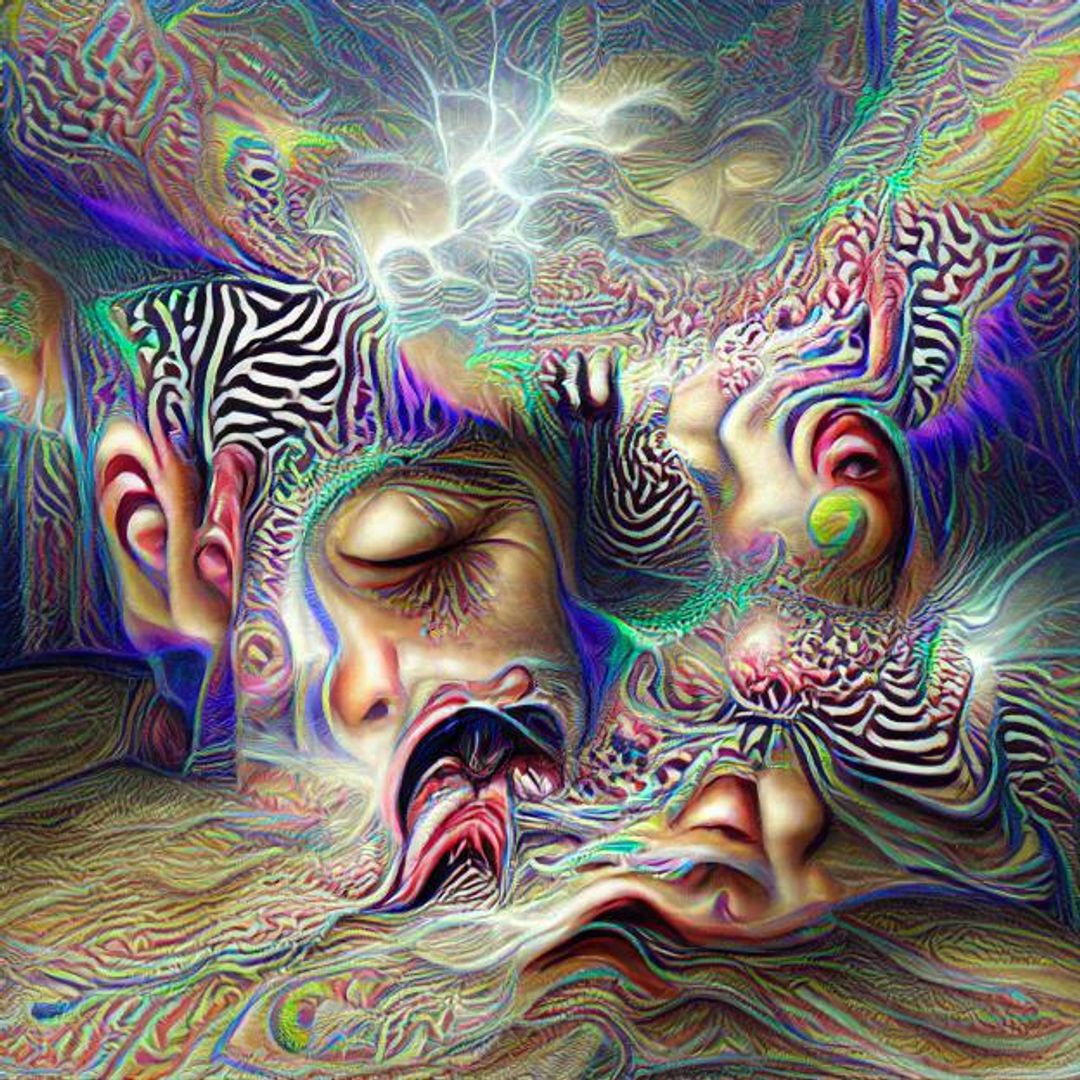 schizophrenic lucid dream AI Generated Artwork NightCafe Creator