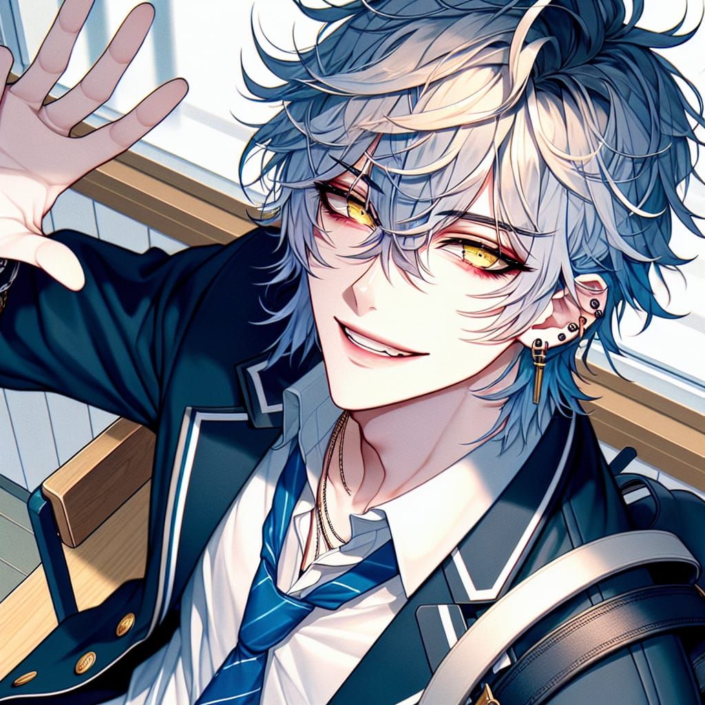 Anime Boy Academy Style