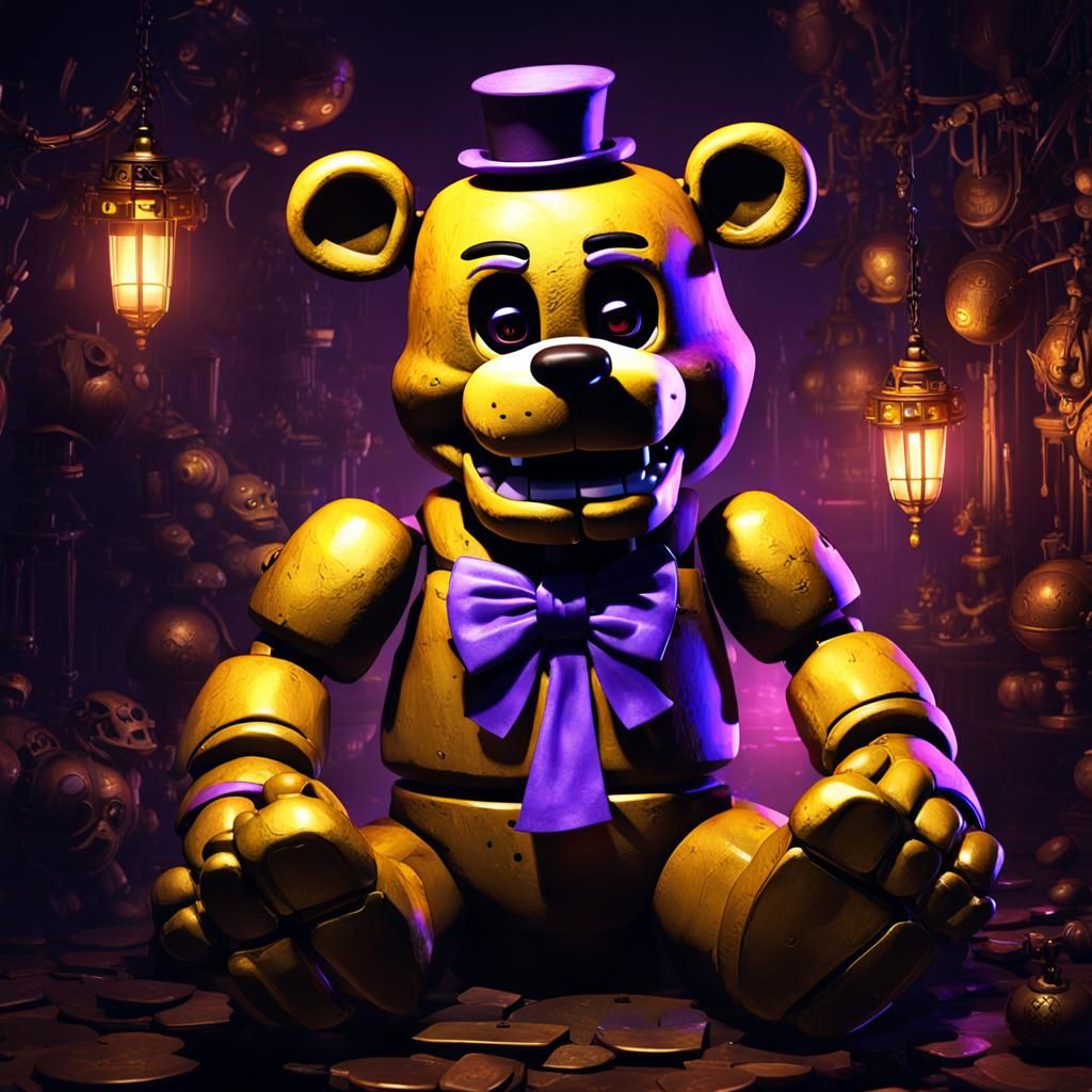 Golden Freddy - AI Generated Artwork - NightCafe Creator