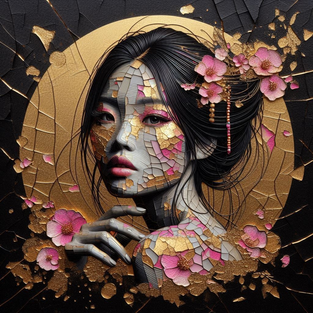 Kintsugi portrait