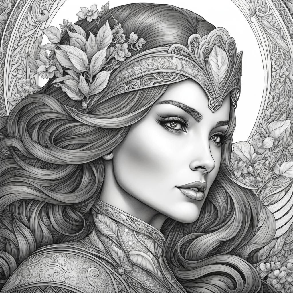 Jean Grey: Black and White - AI Generated Artwork - NightCafe Creator