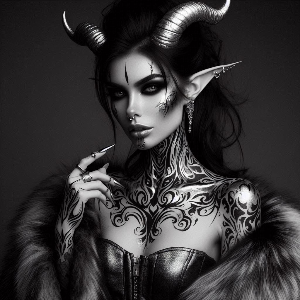 Demon girl by artist DOOFY