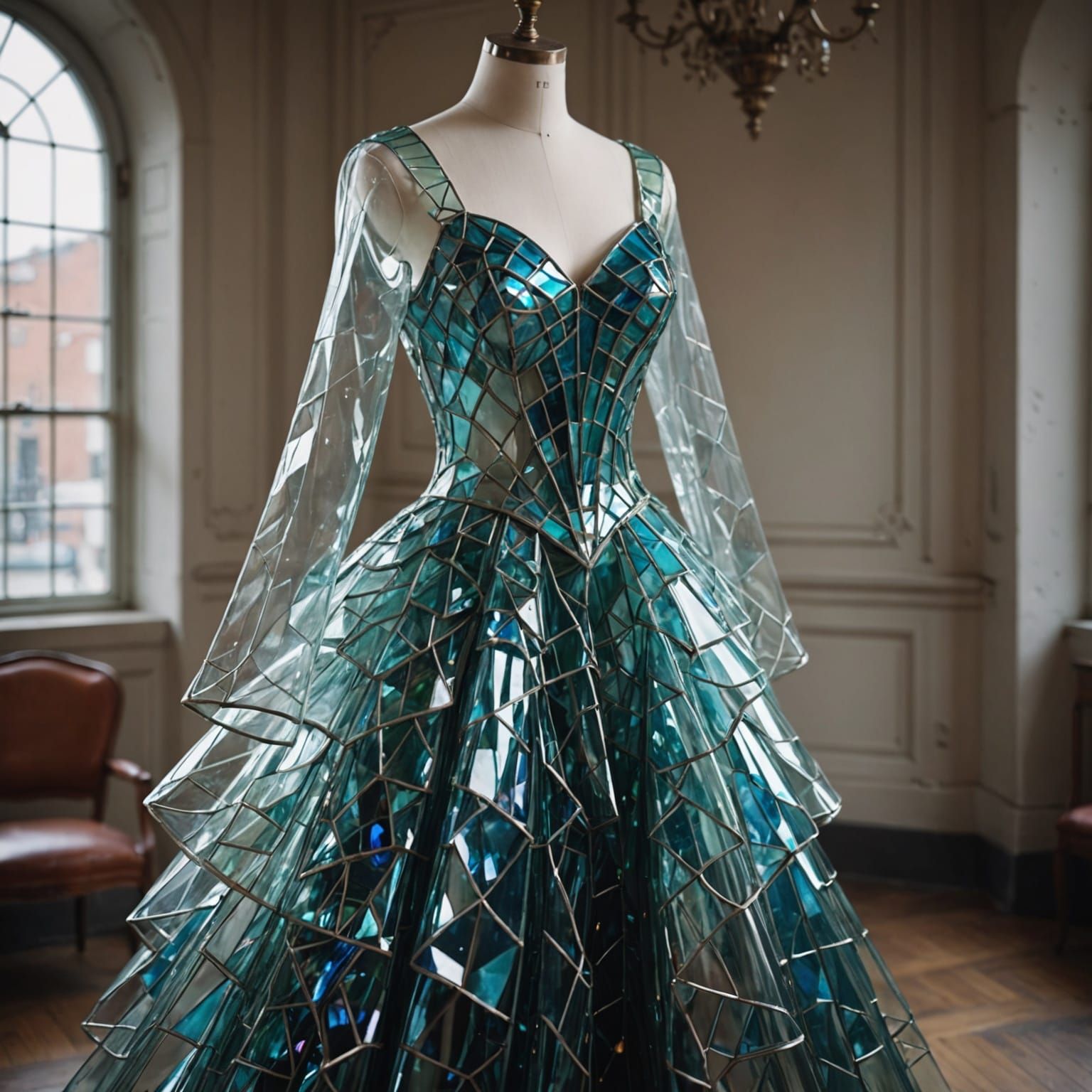 Glass dress  by @Mr Mrs Meadows