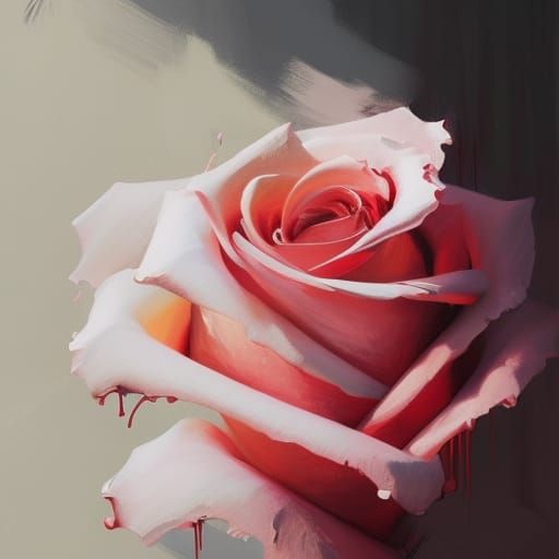 Rose AI Generated Artwork NightCafe Creator