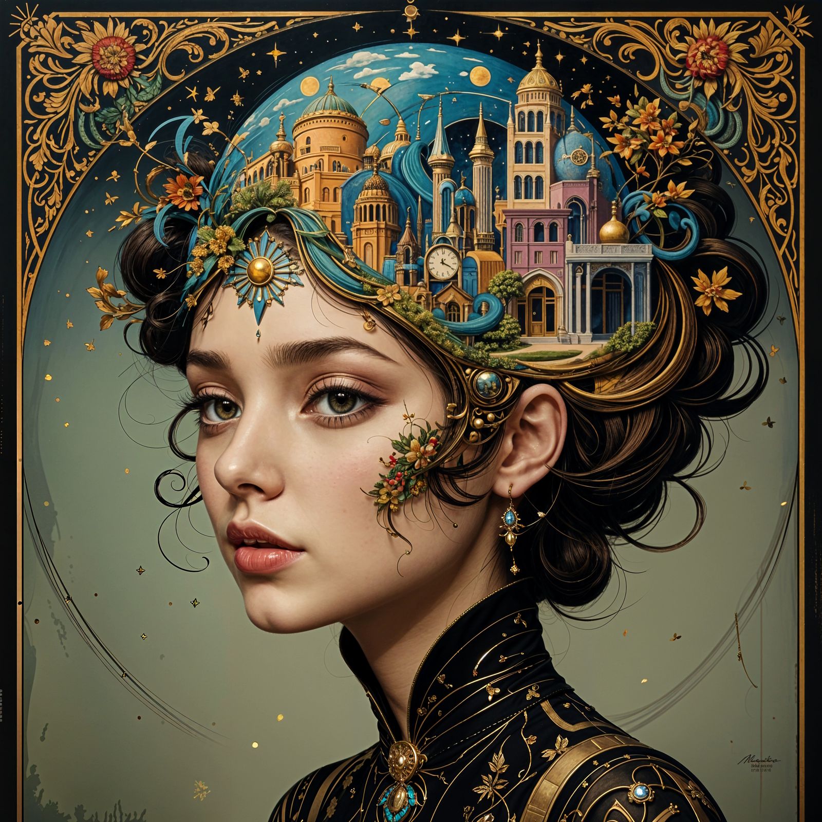 Imagination According to Art Nouveau