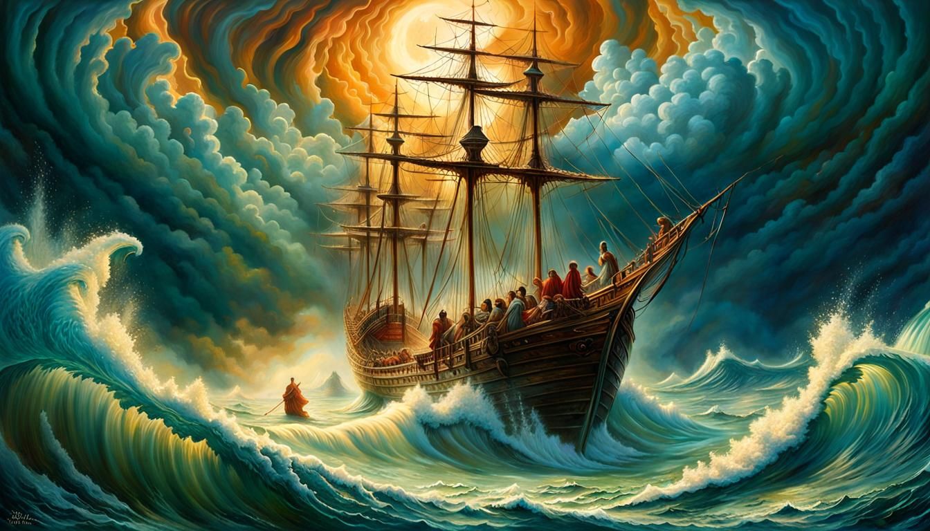 a tremendous storm  by @OZT