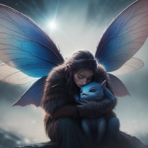 Fairy with a pet
