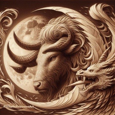 Taurus And Dragon