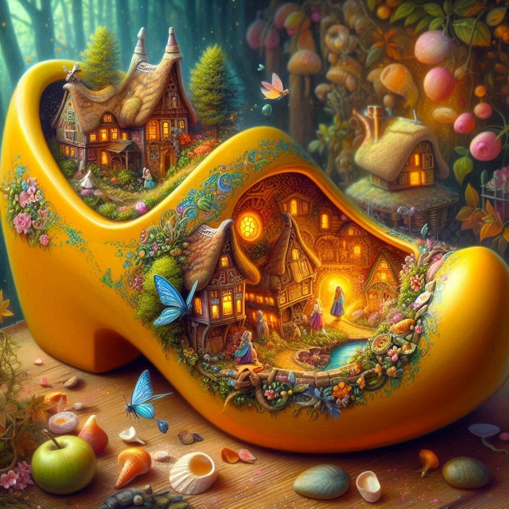 fairy village in a clug