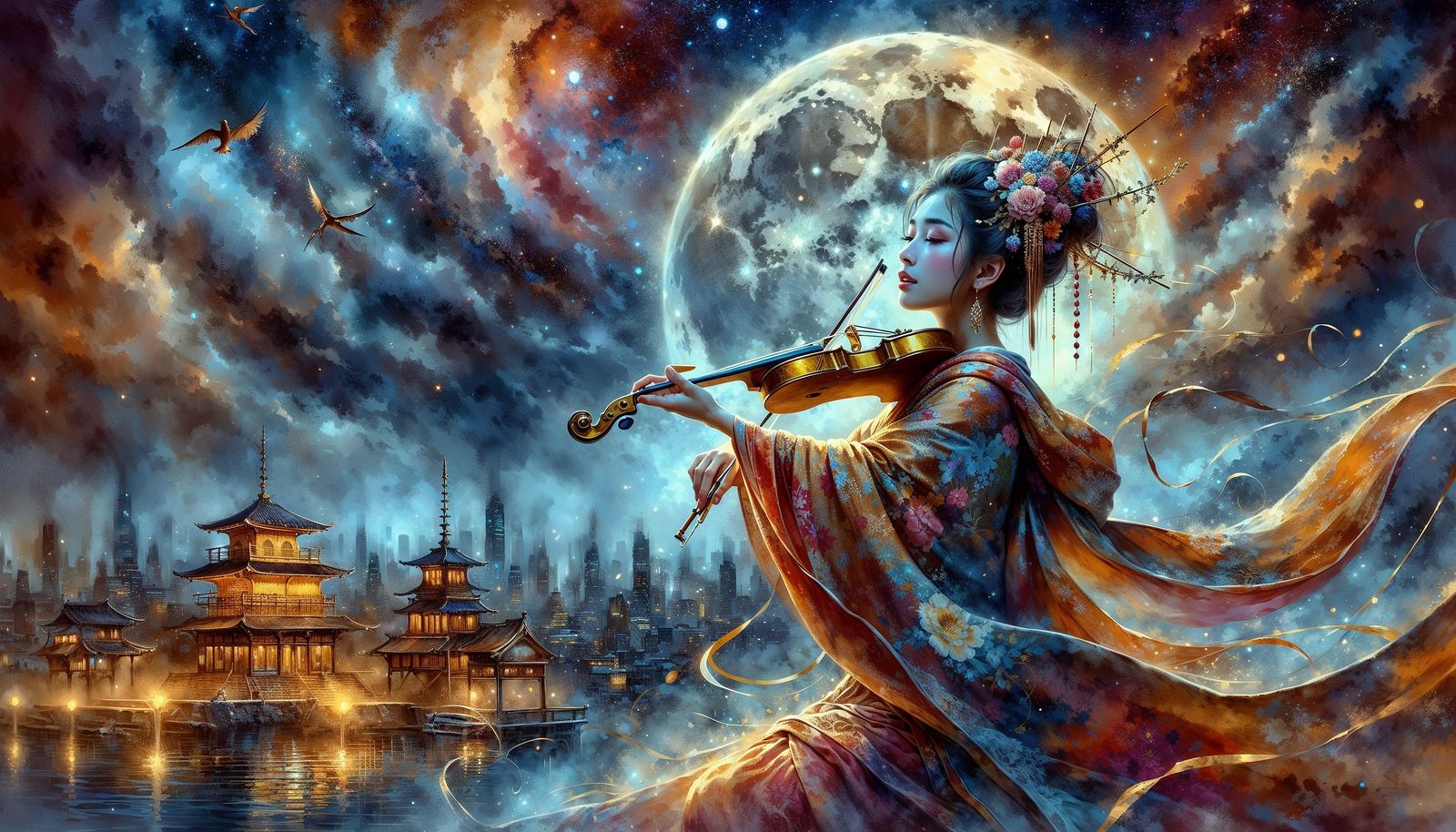 Night serenade: A vision through music