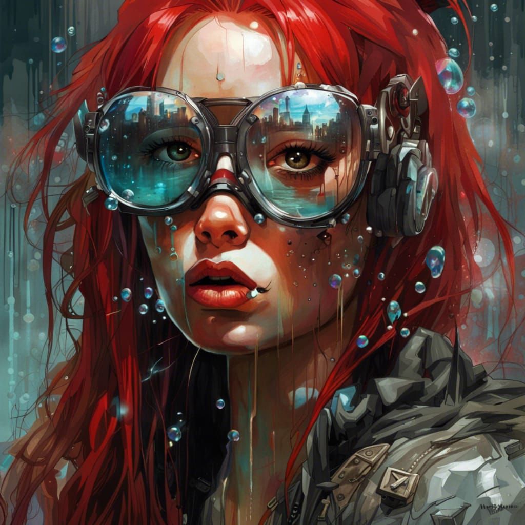 Cyberpunk Glasses - AI Generated Artwork - NightCafe Creator