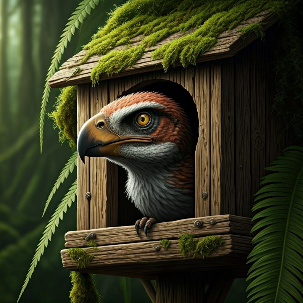 Primeval birdhouse