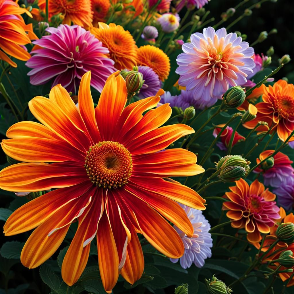 The flowers will be here after us...