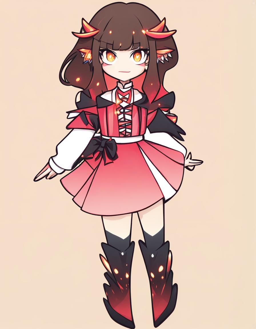 Light hot girl style character