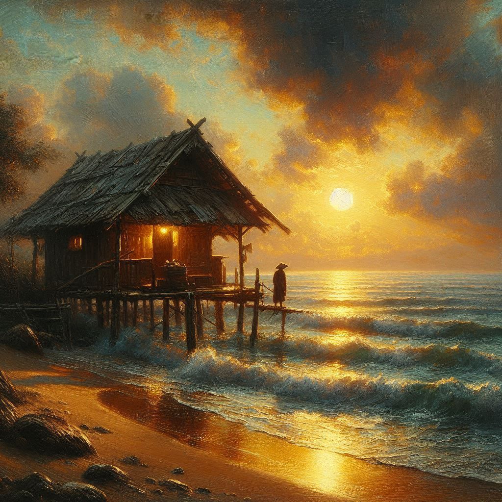 Enjoying Another Seaside Sunset