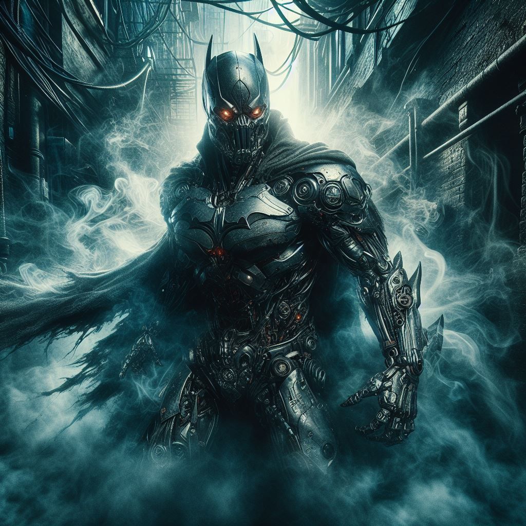 Grimdark cyborg Batman 🦇
