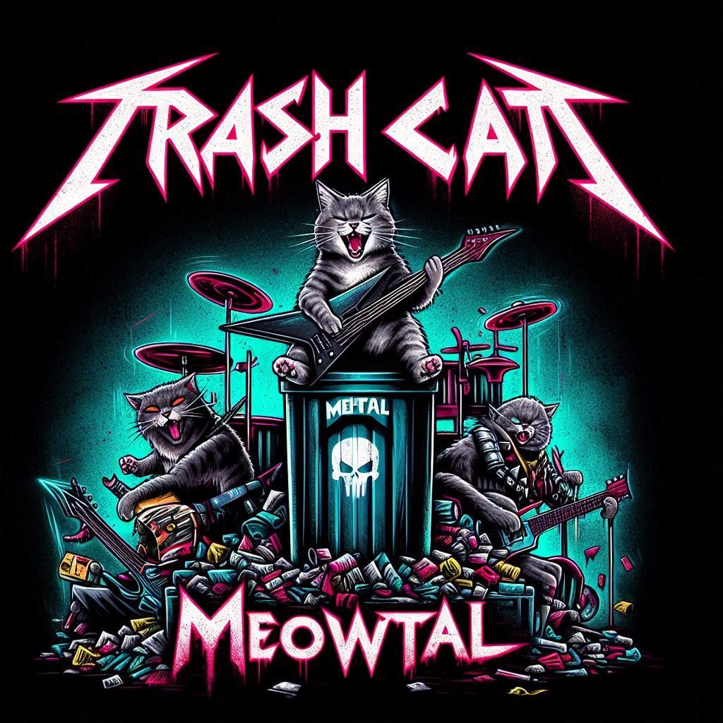 Trash cat mowtal