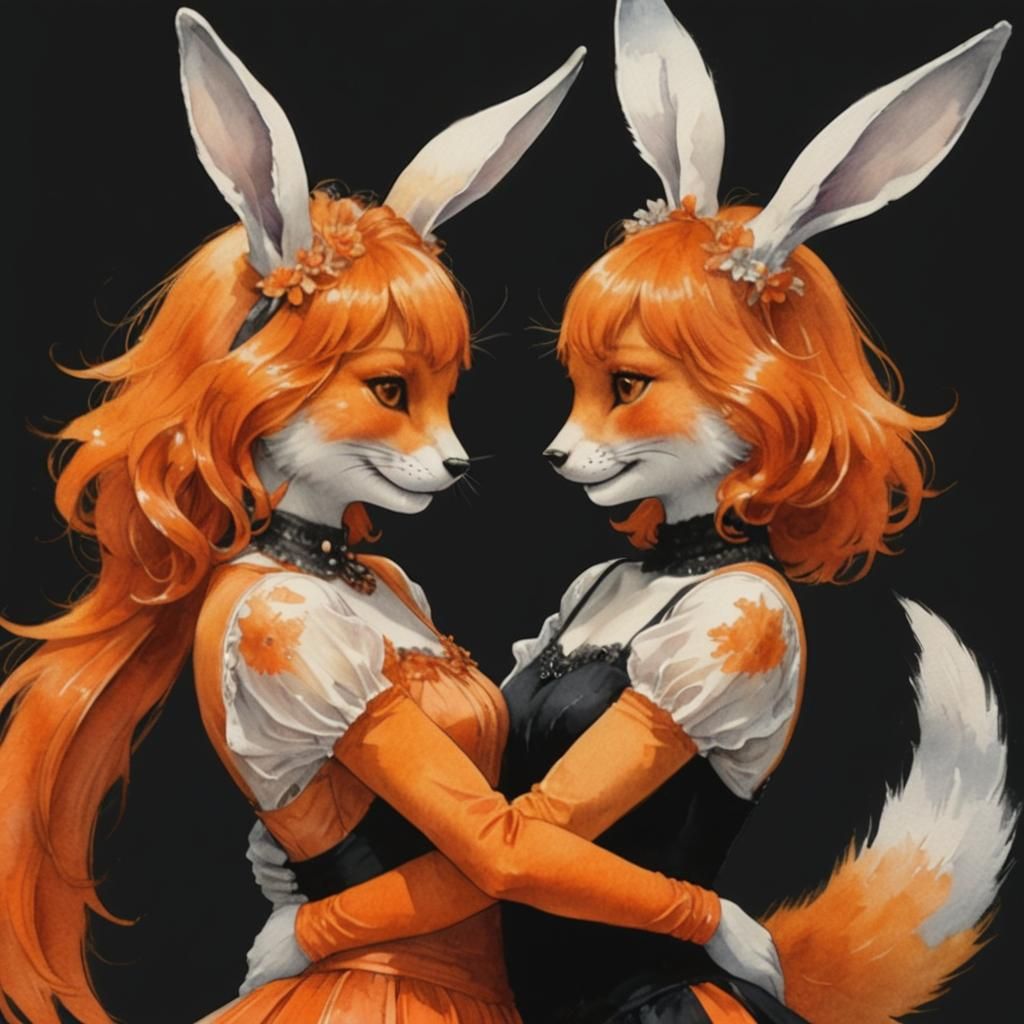 Dance and Romance in Orange No. 6 - Ballet