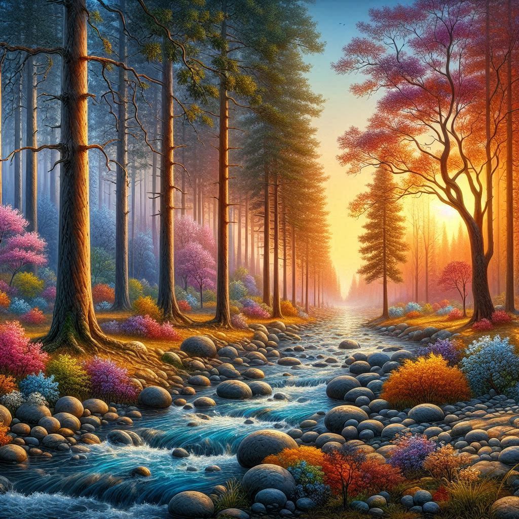 Sunset landscape