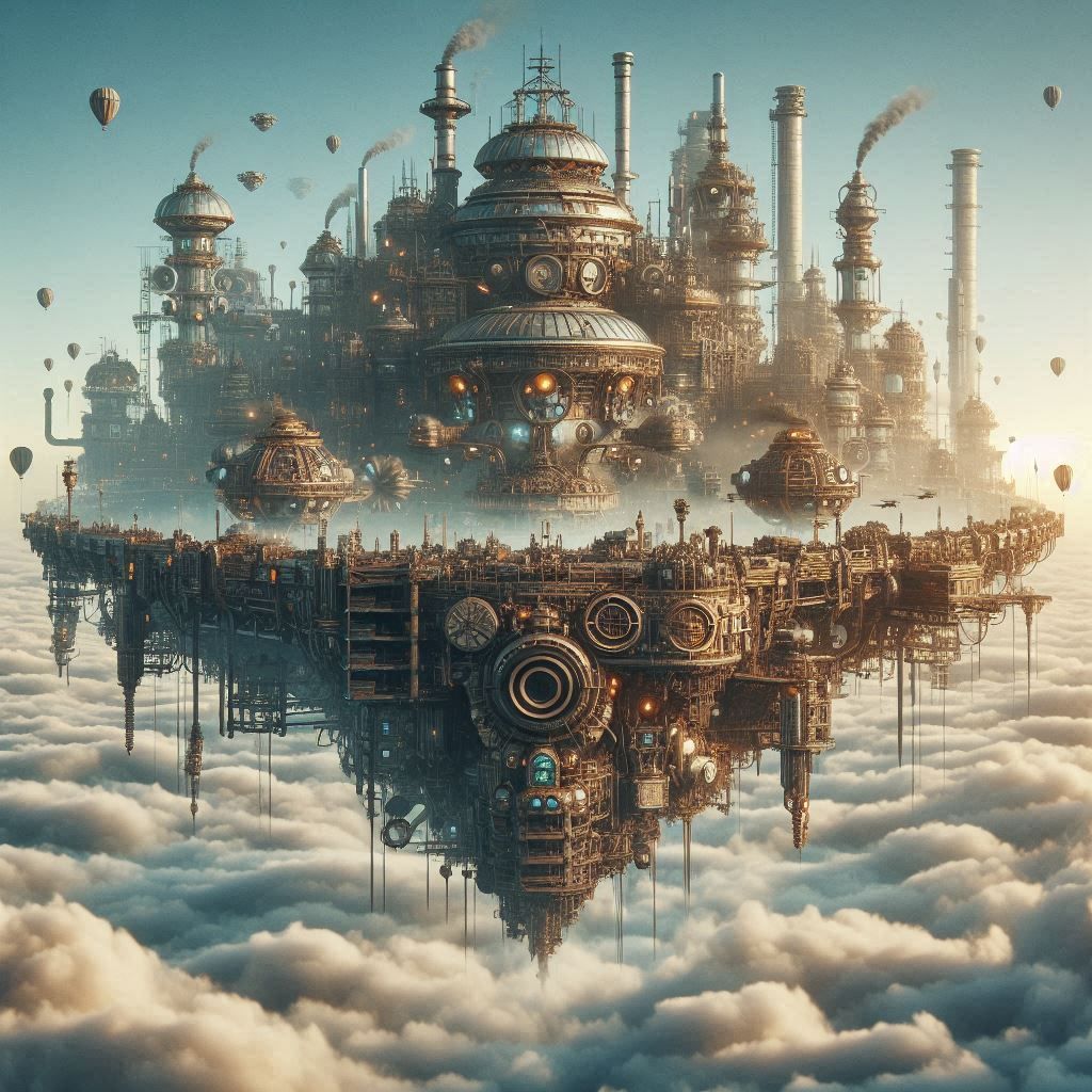 Floating island city