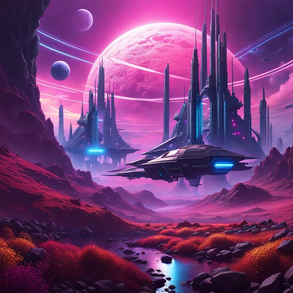 science-fiction landscape