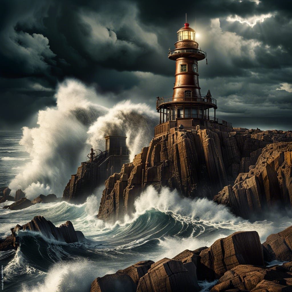 The sea was angry that day  by @Alphamorphose