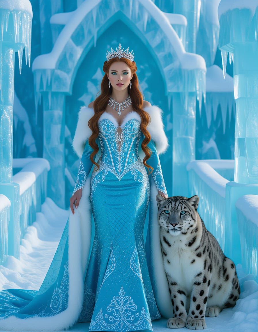 A Ice winter Queen Charlotte 