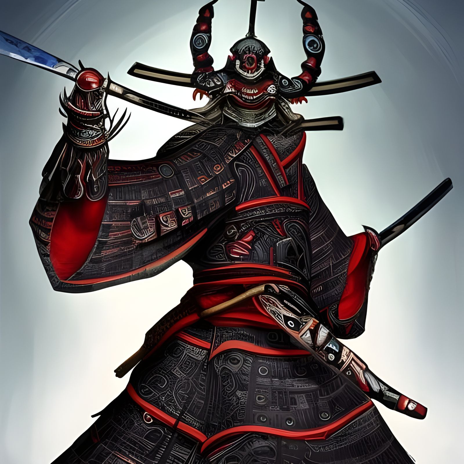 Crab clan samurai - AI Generated Artwork - NightCafe Creator