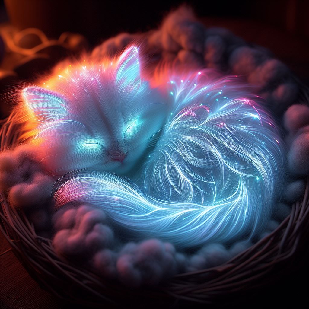 Glowing Kitten