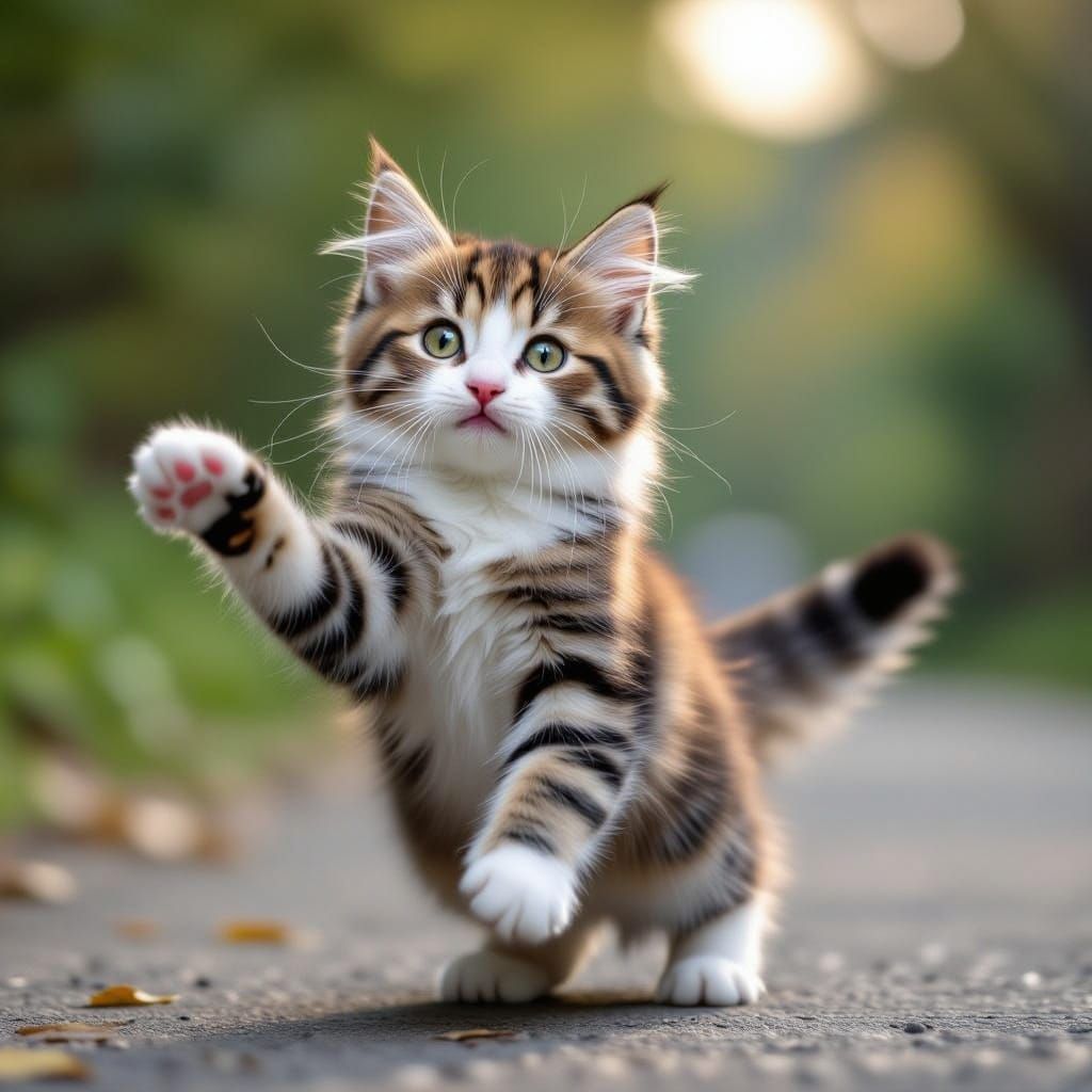 AI Generated Image of a Playful Pose