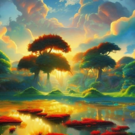 Tarta de corazón de melón con caramelo de fruta de la pasión.  by @papanatas