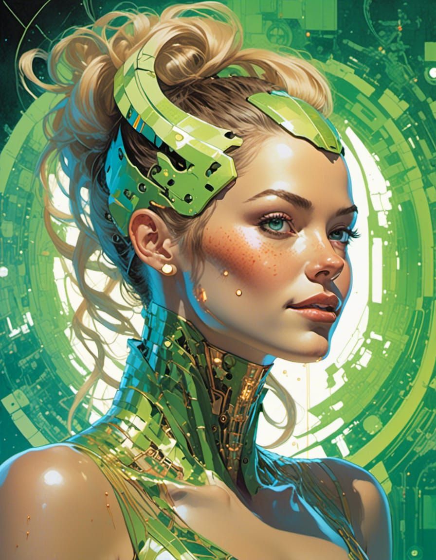 Futuristic Forest Nymph