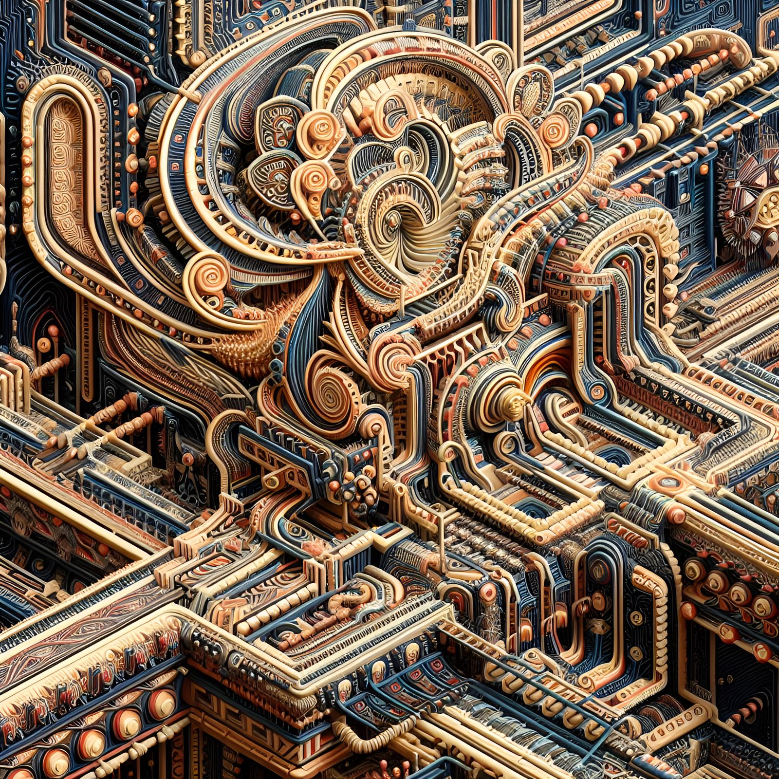 Abstract geometric architecture (Dall-E 3) 31oct23