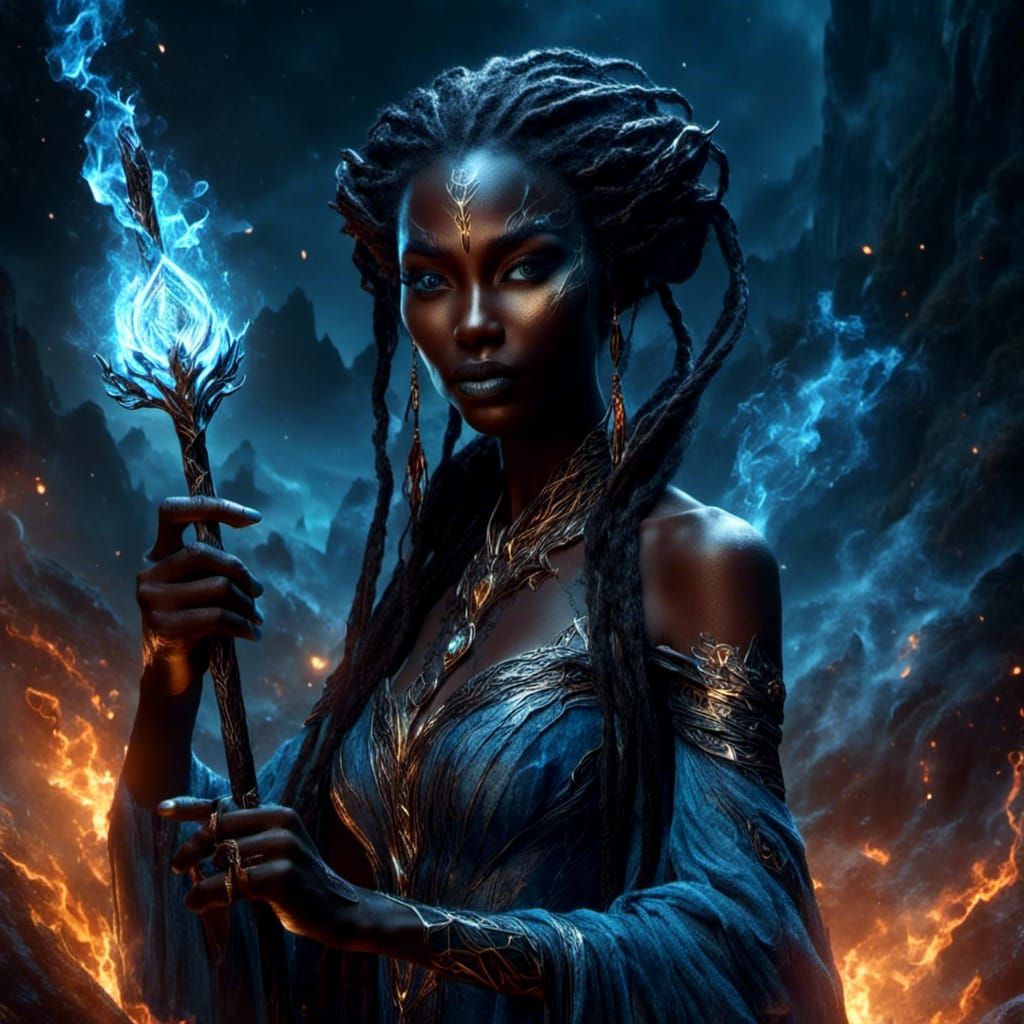 Blue Dark Mage