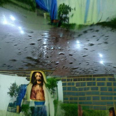 Jesus hell rain