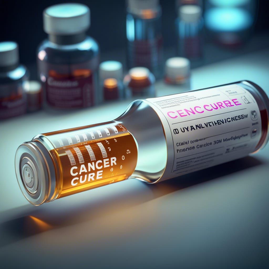 Cancer cure vaccine   by @Megumi Yukii