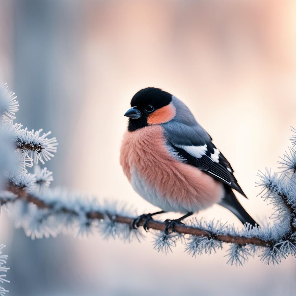 Eurasian Bullfinch   by @Erik
