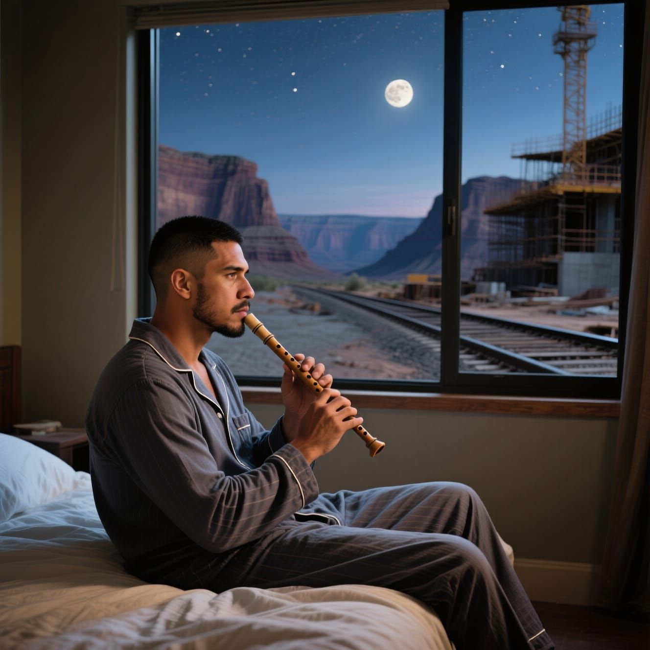 Industrial desert: Even shooting stars fall