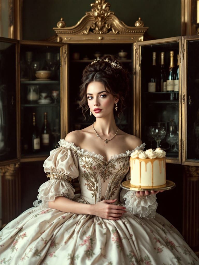 She keeps Moët et Chandon
In her pretty cabinet
"Let them eat cake", she says
Just like Marie Antoinette ...  by @FBPanther