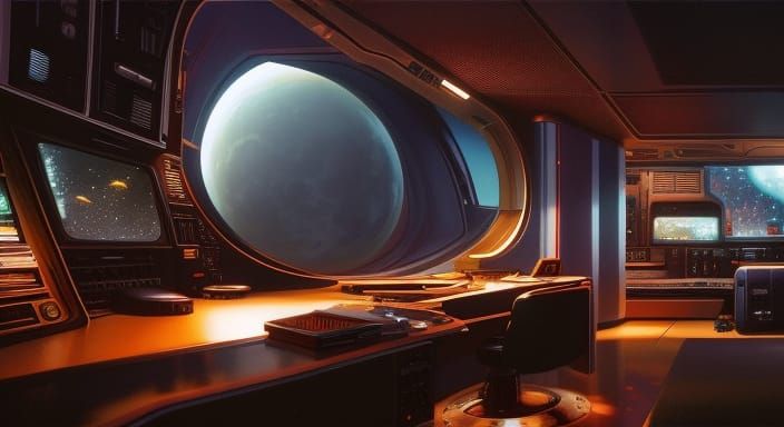 Personal Office on a Starship