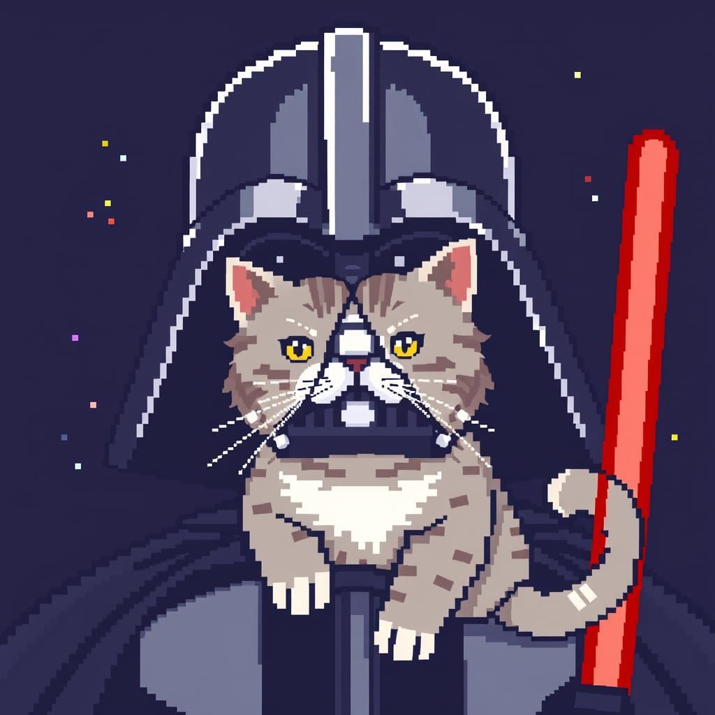 Darth Vader and Cat
