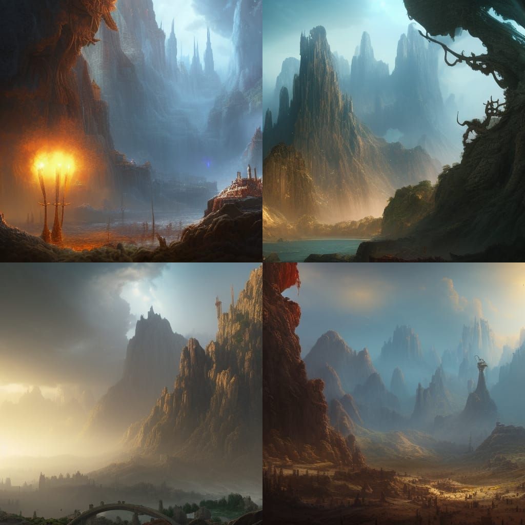 Detailed Matte Painting: Orthodox Jewish Boy in Israel