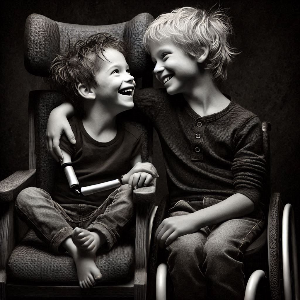 Friendship stronger than handicaps.