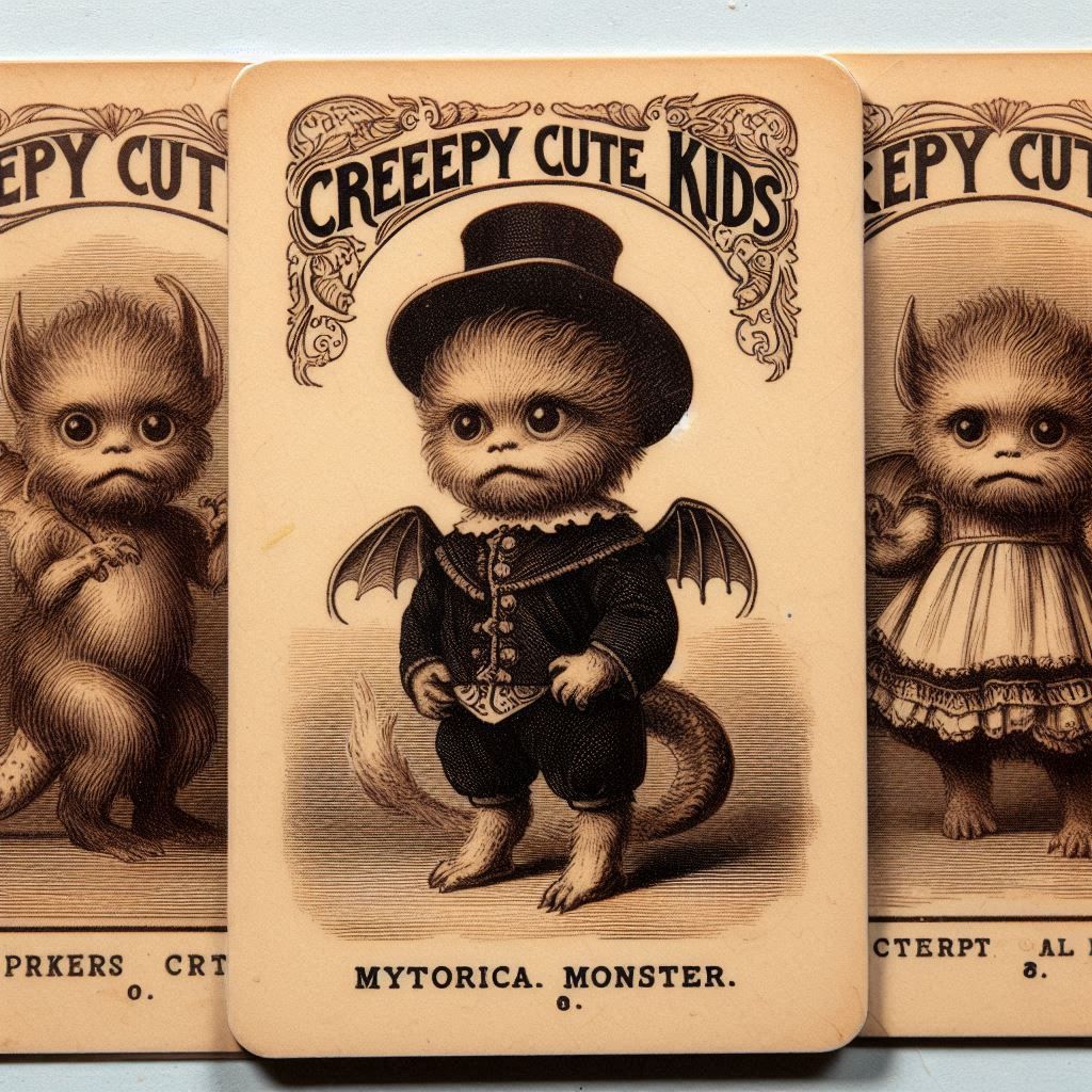 Creepy Cute Kids - Patrick, Larry, and Henrietta