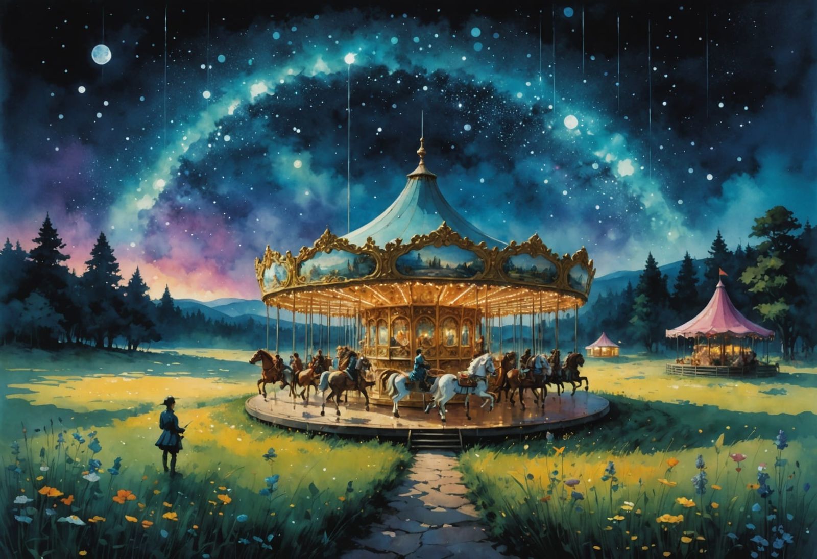 Carousel   by @1cheesepuff