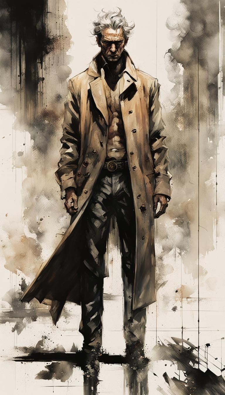 Inkpunk Judgement Day Character Concept Art